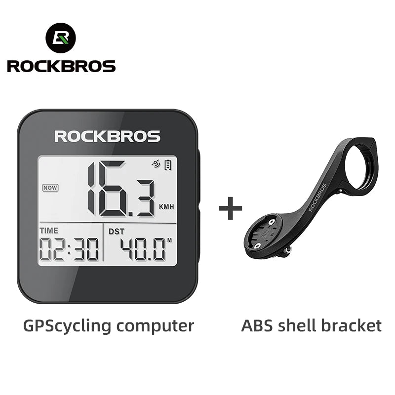 ROCKBROS Bike Computer GPS Speedometer Road Bike MTB IPX6 Waterproof Wireless Stopwatch Cycling Odometer Bicycle Accessories