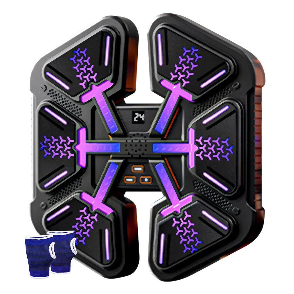 New Smart Music Boxing Wall Target Adult/Children Sports Fitness Boxing Trainer Home Exercise Response Training Boxing Machine