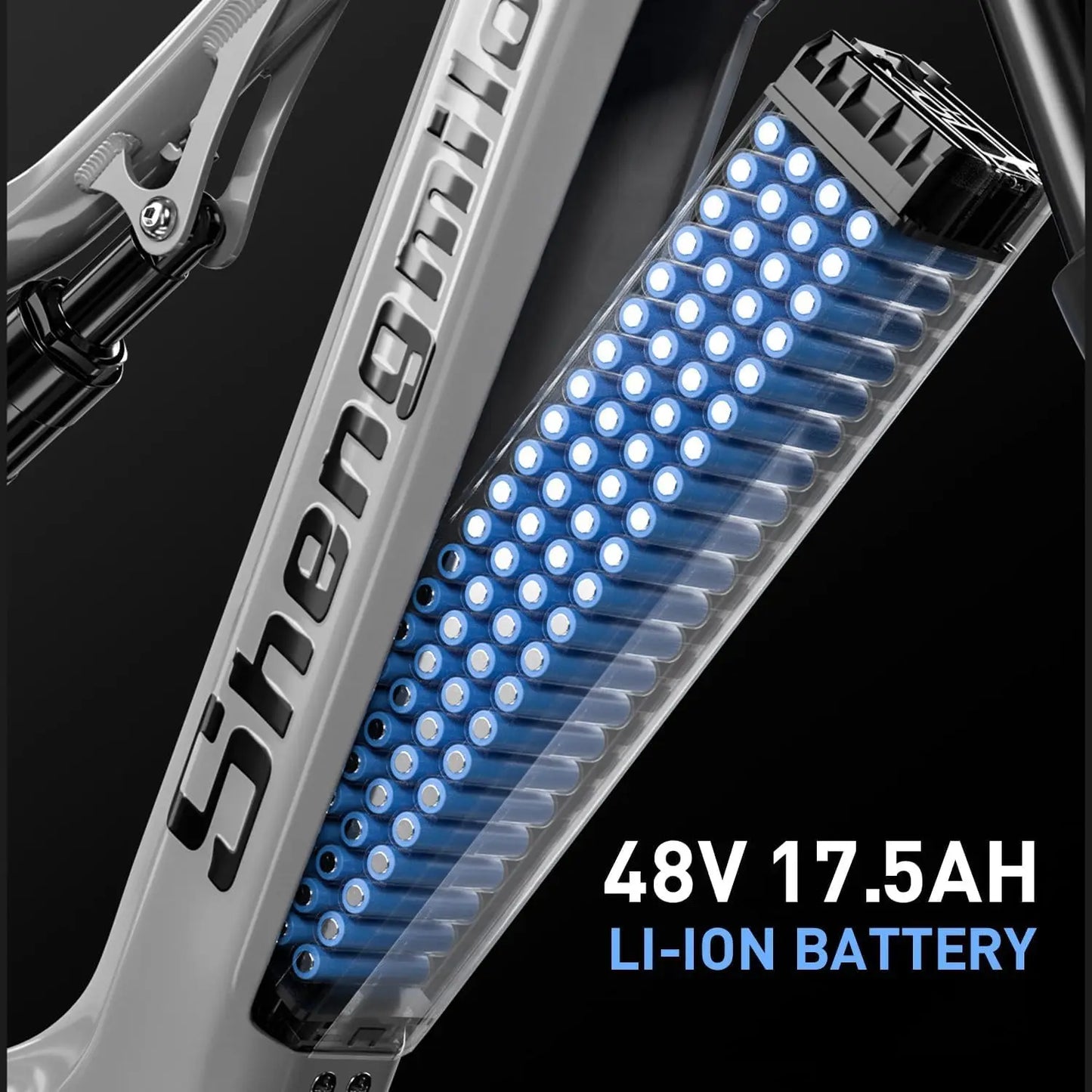 [Sydney Warehouse] Shengmilo S600 2000W Dual Motor 48V 17AH Electric Mountain Bike 26 Inch Adult ebike，Dual Suspension 7 Speed