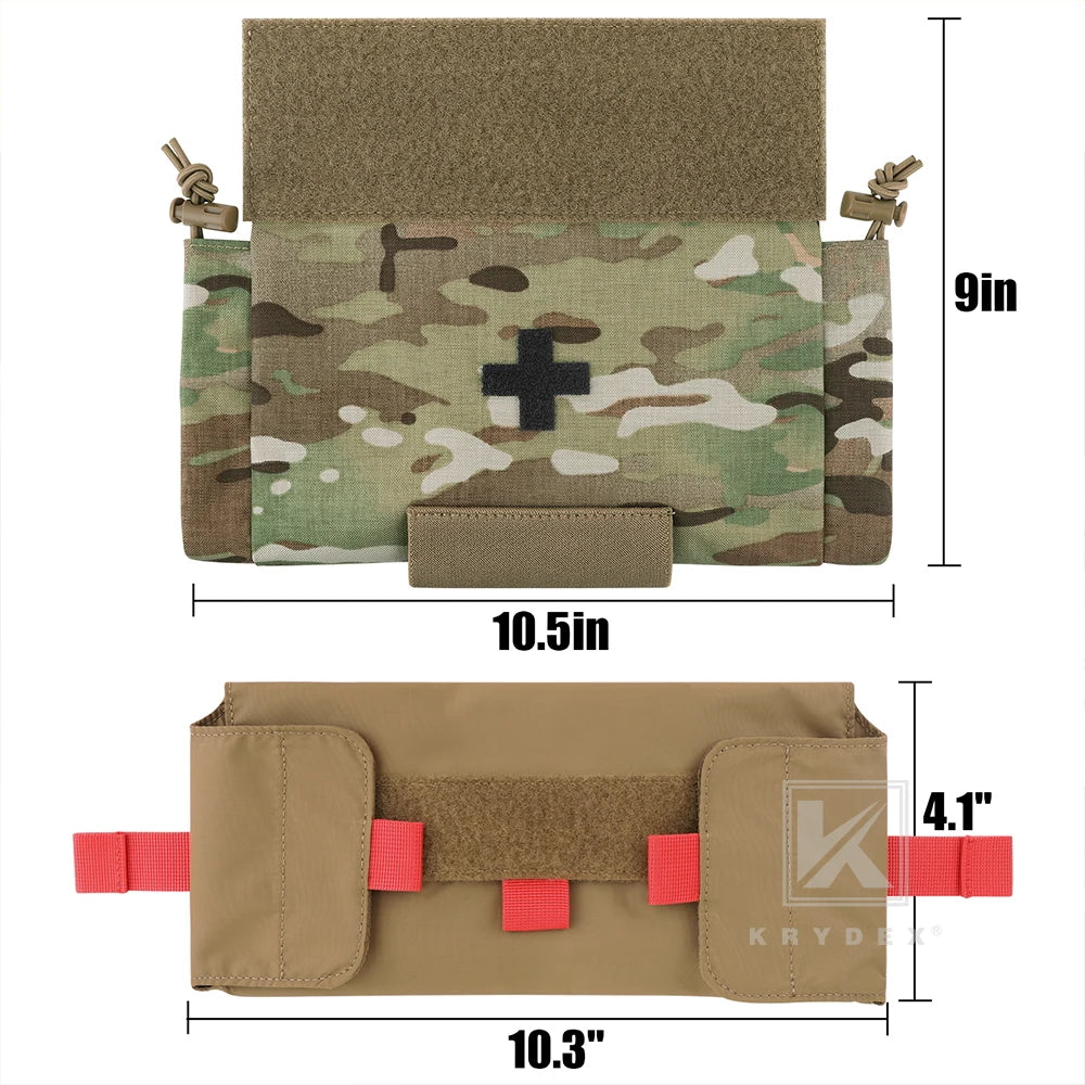 KRYDEX Tactical Roll Up Medic Pouch IFAK Organizer