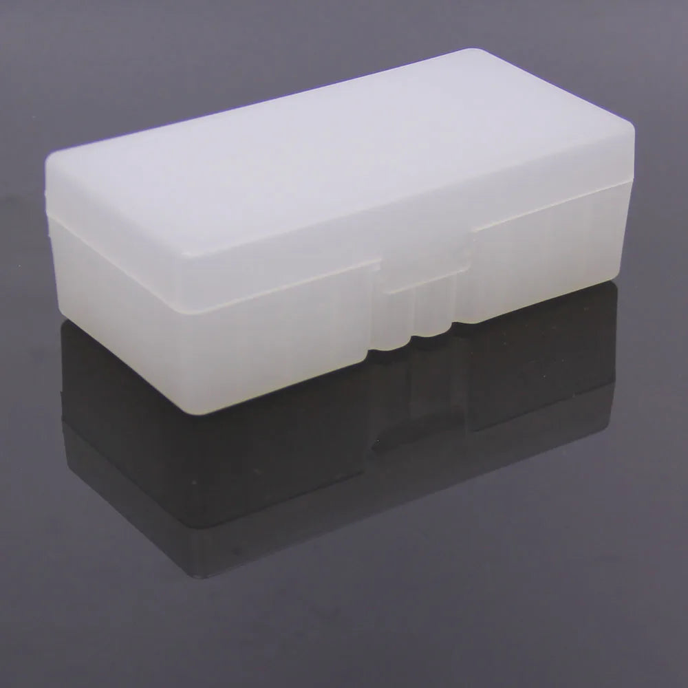 50/100 Rounds Tactical Bullet Box 9mm/.223/.38Super Pistol Rifle Ammo Carry Storage Box Flip-Top Bullets Case Hunting Accessory