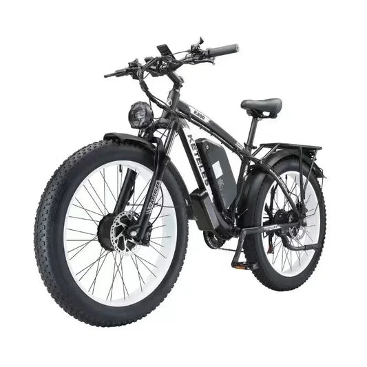 K800 Electric Bicycle 2000W Dual Motor Drive 48V23AH Mountain Off-road E Bike Hydraulic Brake 26*4.0 Inch Fat Tire Electric Bike