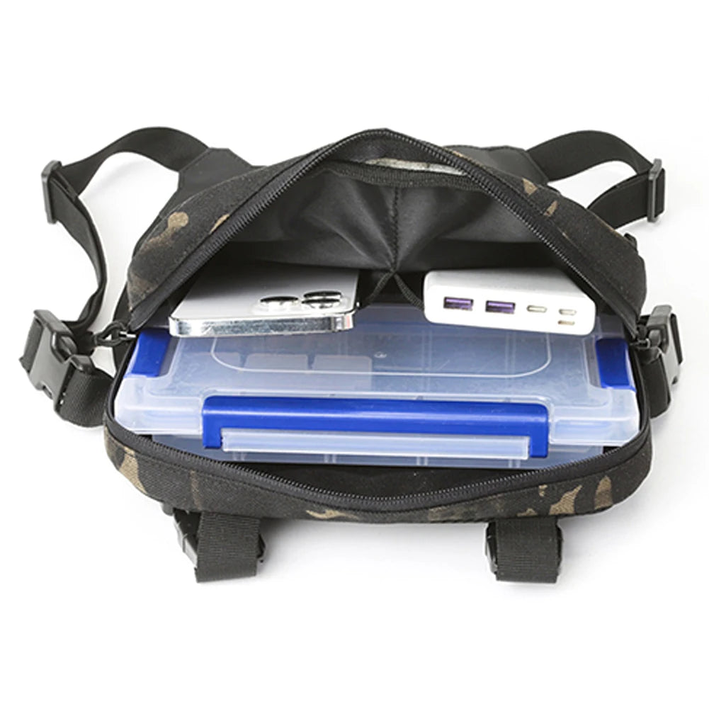 Fishing Tackle Bags Waist Fanny Pack Fishing Lures Line Box Utility Storage Accessories Outdoor Camping Shoulder Crossbody Bag