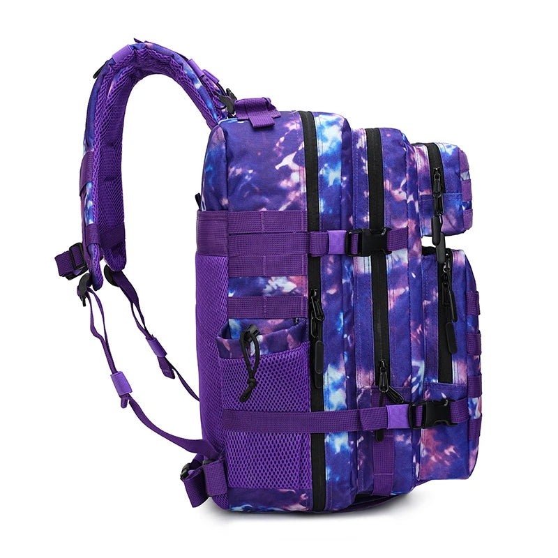 45L Tactical Backpack 3P Bag Assault Backpack Outdoor 3 Days Travel Waterproof Climbing Rucksack Camping Hiking Hunting Mochila