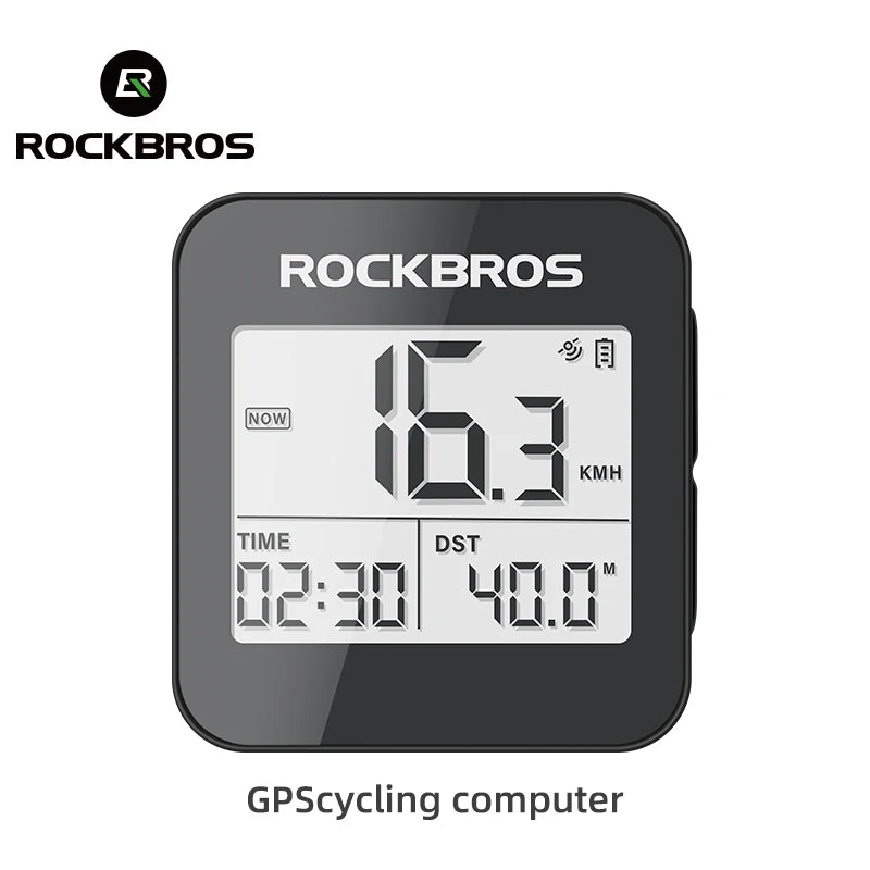 ROCKBROS Bike Computer GPS Speedometer Road Bike MTB IPX6 Waterproof Wireless Stopwatch Cycling Odometer Bicycle Accessories