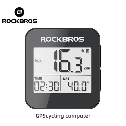 ROCKBROS Bike Computer GPS Speedometer Road Bike MTB IPX6 Waterproof Wireless Stopwatch Cycling Odometer Bicycle Accessories