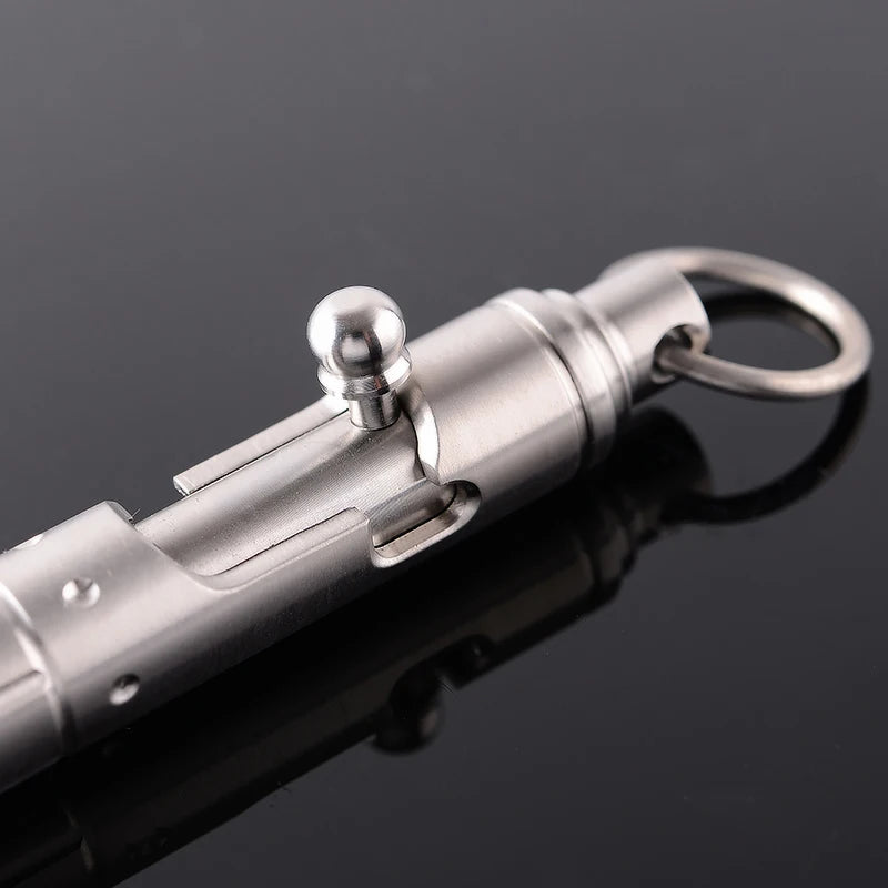 Titanium TC4 Bolt Tactical Pen Multifunction Self Defense Personal Defense Glass Breaker Outdoor Survival EDC Tools