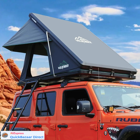 ModernRooftop Tent Hard Shell Roof Top Tent Hardshell Suitable for Jeep SUV Truck Van,Camping Car Roof for 2-3 Person