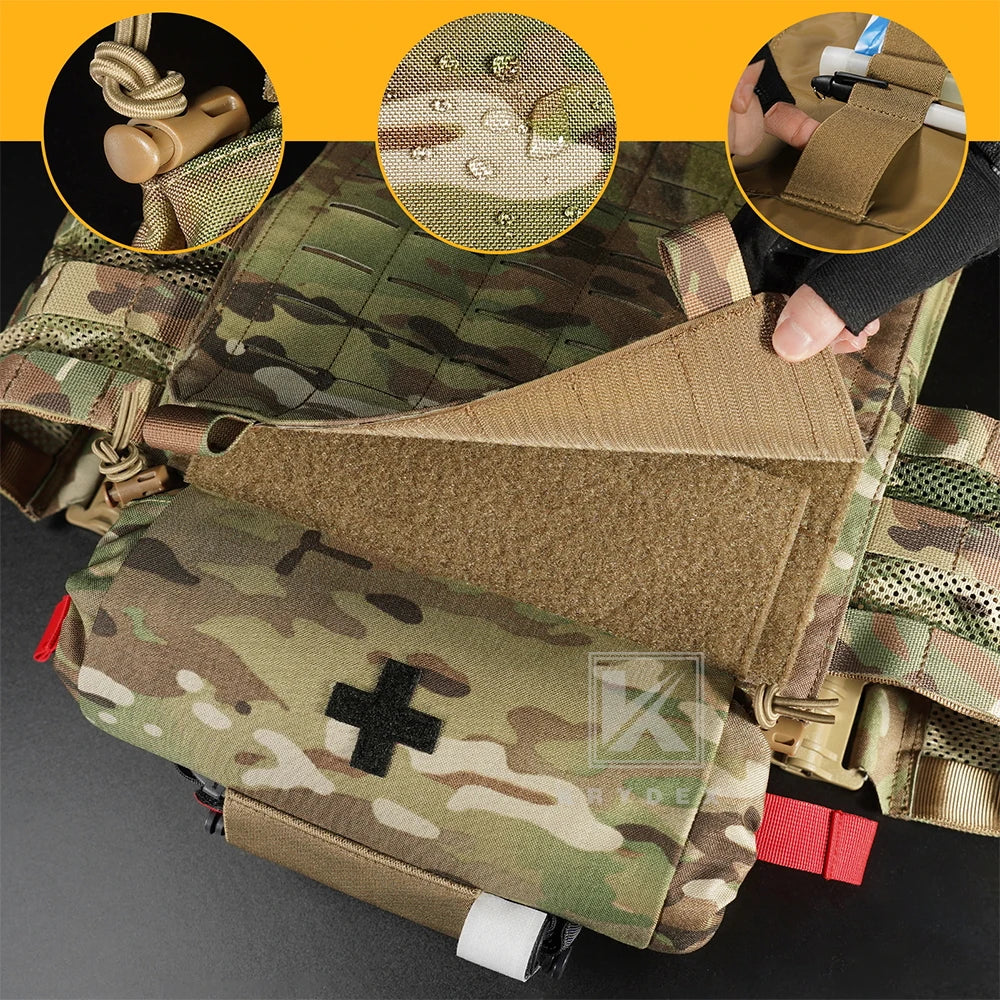 KRYDEX Tactical Roll Up Medic Pouch IFAK Organizer