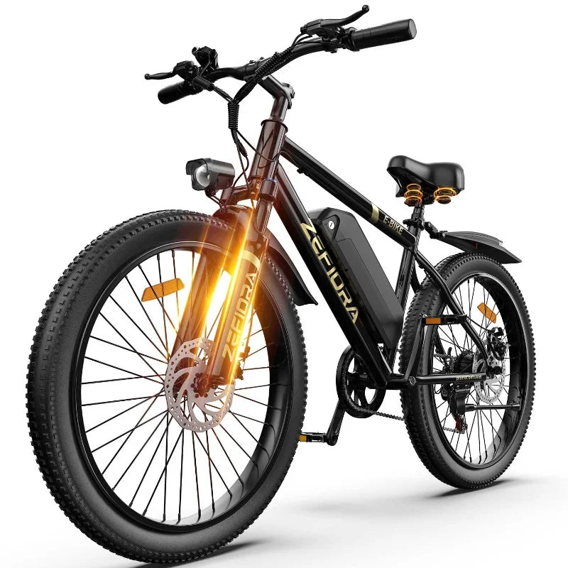 500W Adult Electric Bike 25MPH 48V15AH Mountain Electric Bicycle Outdoor Sports 26 Inch Fat Tire Motorcycle E Bike