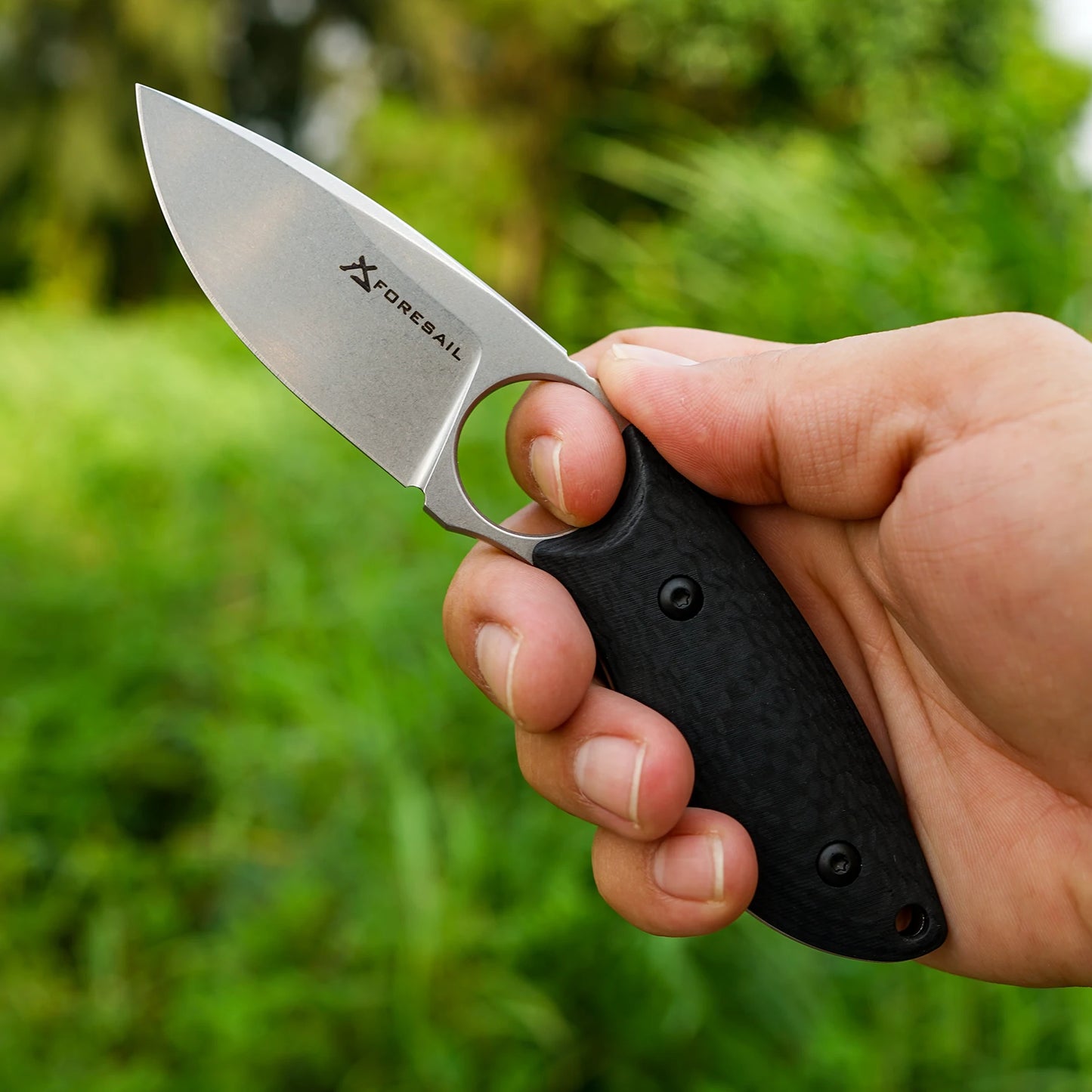 Fixed Blade Knife with Kydex Sheath.3.75in DC53 Blade EDC Camping Fixed Blade Knife with G10 Handle.Outdoor  Tool EDC
