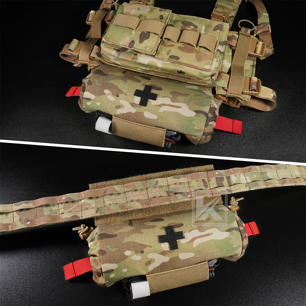 KRYDEX Tactical Roll Up Medic Pouch IFAK Organizer