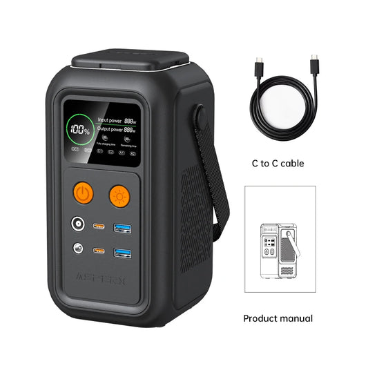 CTOLITY 200W Power Station 192Wh LiFePO4 Portable Charger USB C