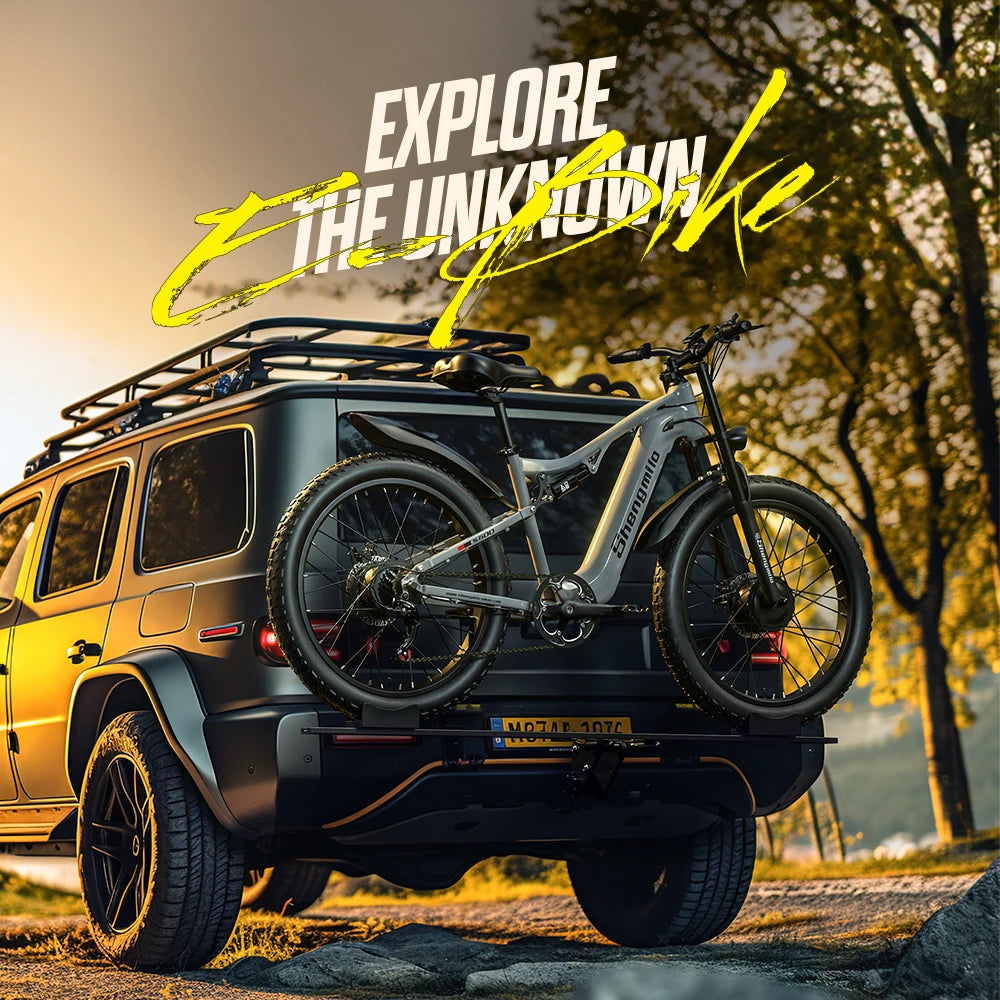 [Sydney Warehouse] Shengmilo S600 2000W Dual Motor 48V 17AH Electric Mountain Bike 26 Inch Adult ebike，Dual Suspension 7 Speed