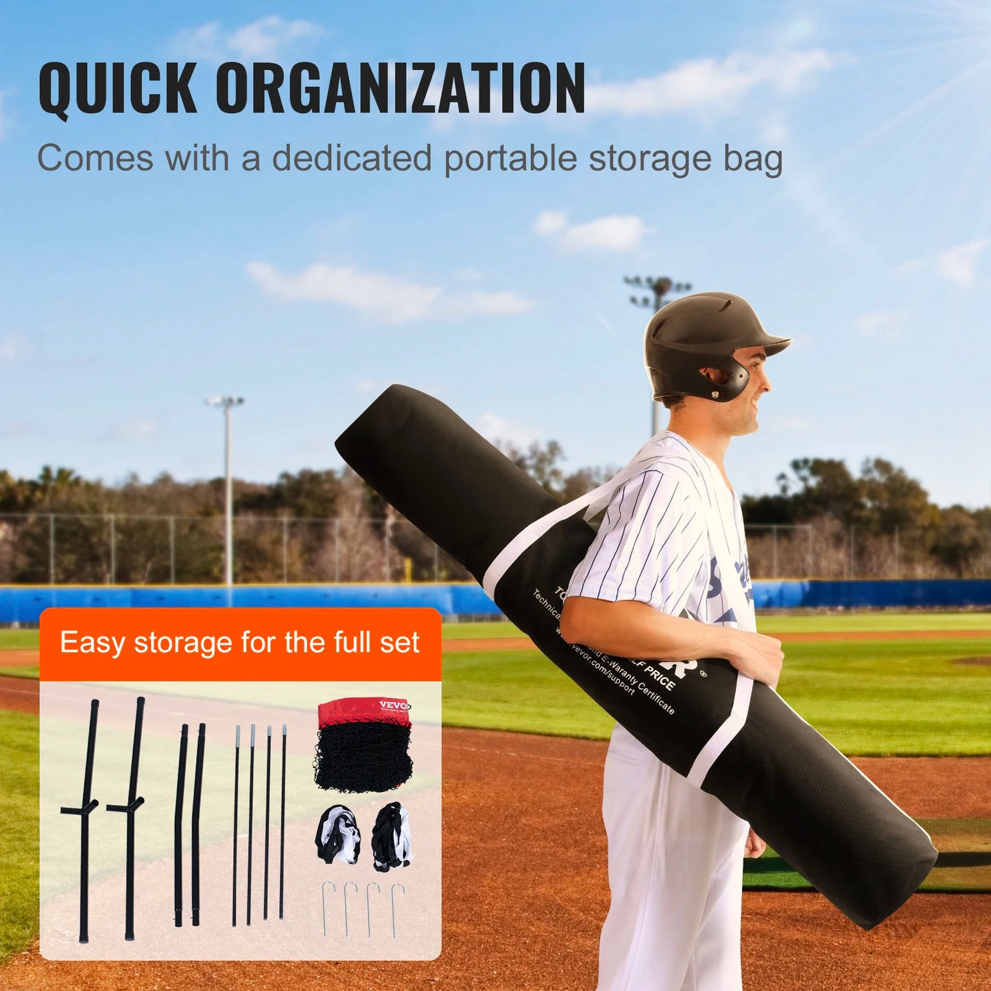 SucceBuy 5x5ft Portable Baseball Softball Practice Net for Hitting Batting Catching Pitching w/ Bow Frame Carry Bag Strike Zone