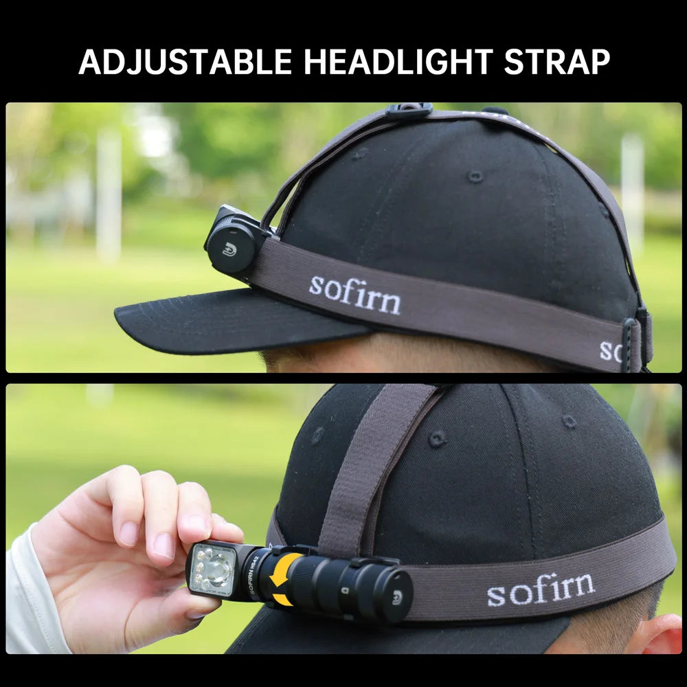 Sofirn HS42 2100lm USB C Rechargeable Headlamp With SST40 LED For Camping