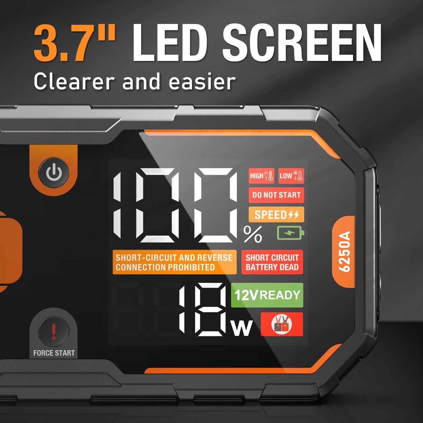 AdoreTrip Car 6000A Portable 12V  Jump Starter Power Bank 12V Auto Battery Charger Booster Starting Device With Led Light