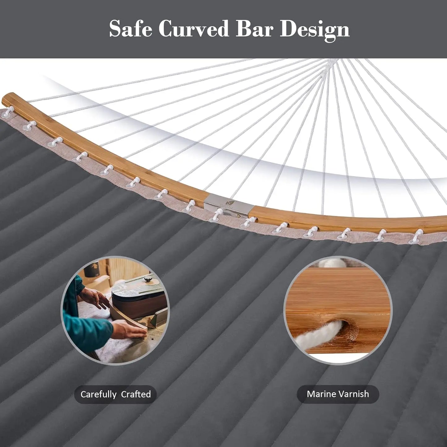 Double Portable Hammock With Stand Outdoor Camping