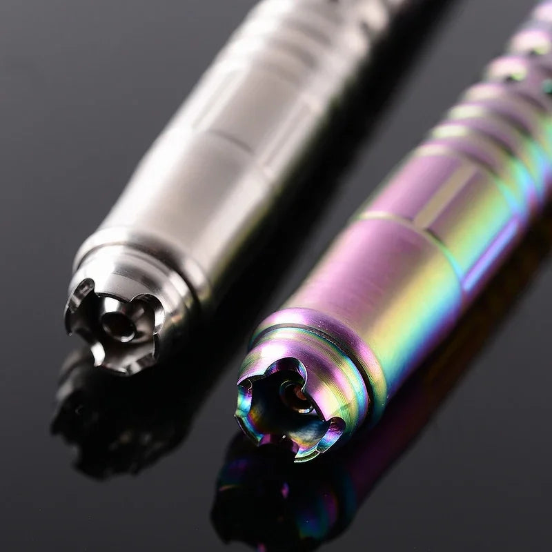 Titanium TC4 Bolt Tactical Pen Multifunction Self Defense Personal Defense Glass Breaker Outdoor Survival EDC Tools