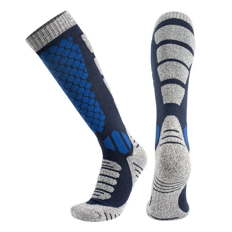 Merino Wool Thermal Outdoor Socks Long Tube Sports Thermal Socks Ski Hiking Ski Mountaineering Sports Socks for Men Women