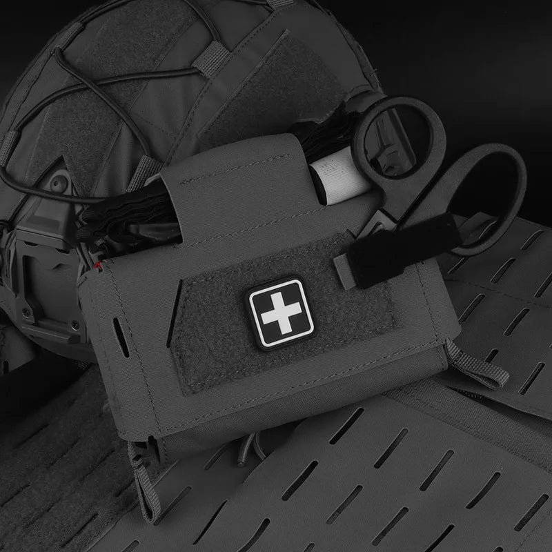 Compact Trauma Kit Tactical IFAK Medical First Aid Pouch Outdoors Hunting Camping Patrol Survival Equipment