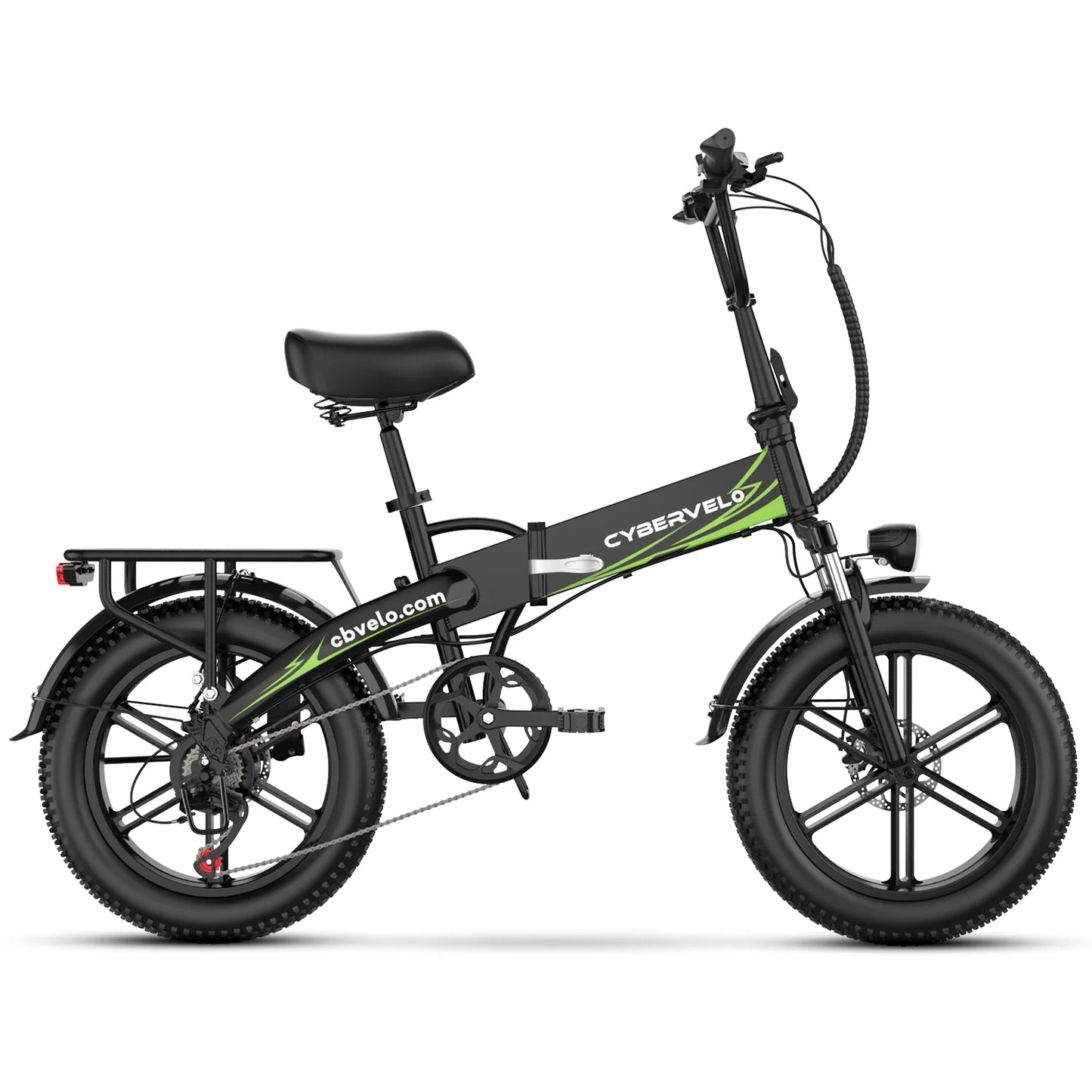 Cybervelo 1000w Motor 20" Fat Tire Foldable Electric bike For Adults, 48V 16AH Built-in Battery, , Adult City commuter bike EK5