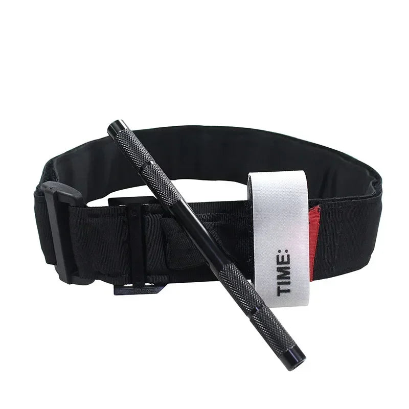 1pc Metal Aluminum Rod Tourniquet Outdoor Survival Hemostasis Second Generation Upgrade Repeated Use Strengthen Tourniquet Tool