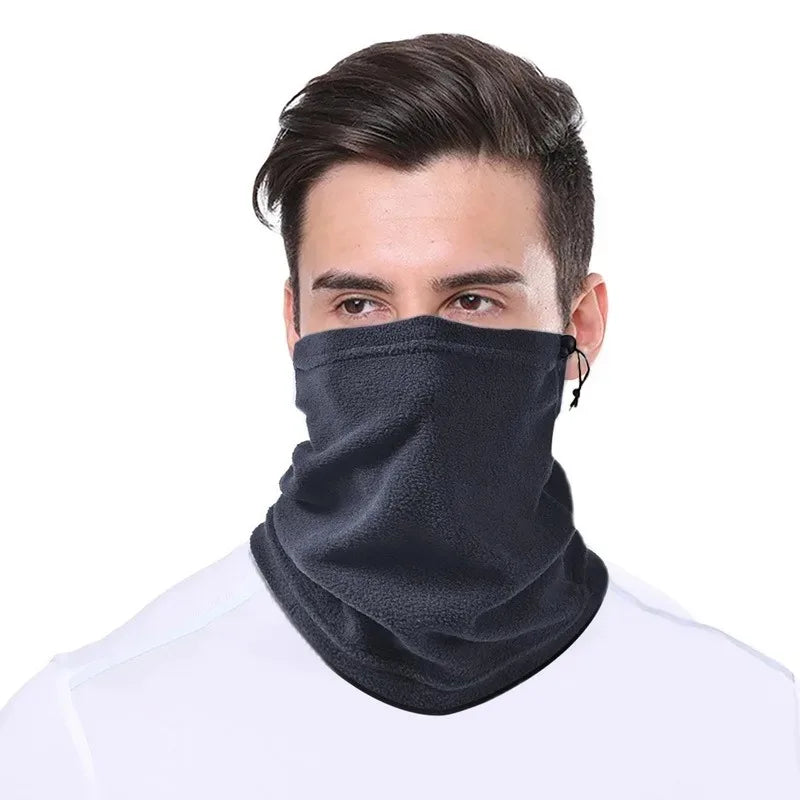 Fleece Neck Warmer Winter Windproof Scarf for Men Women Soft Warm Face Cover Bandana Mask Snowboard Skiing Outdoor Sports Gaiter