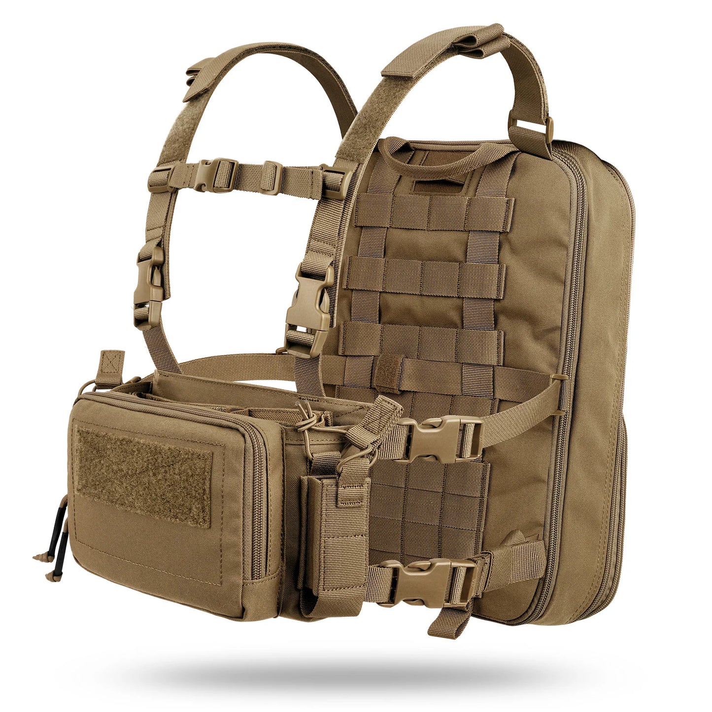 KRYDEX Tactical Flatpack D3 Backpack D3CR Chest Rig Vest Rifle AK M4 Pistol Magazine Pouch Hunting Paintball Hiking Camo Bag