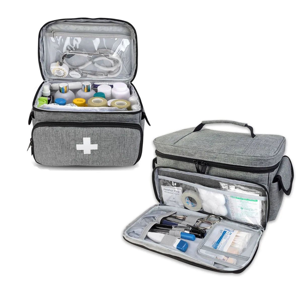 Waterproof First Aid Kit - Compact Emergency Medical Kit for Home, Travel, Outdoor Camping & Car