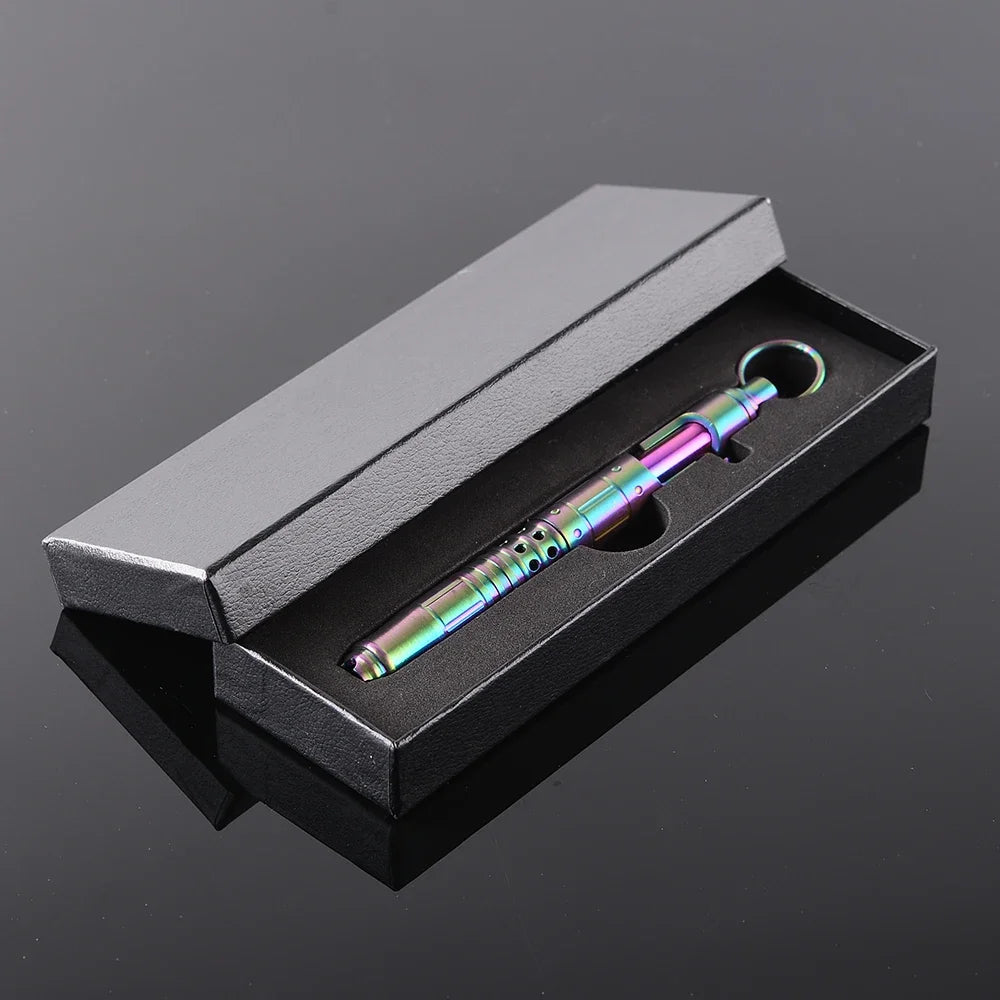 Titanium TC4 Bolt Tactical Pen Multifunction Self Defense Personal Defense Glass Breaker Outdoor Survival EDC Tools